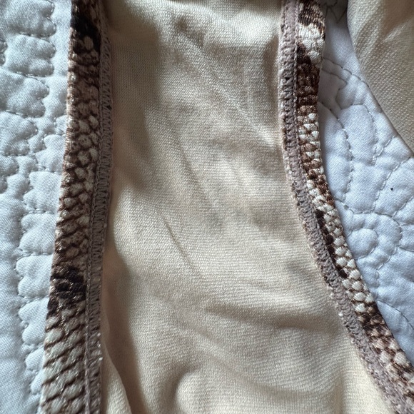 Kona Sol Brown Snake Print One Piece Swimsuit - Picture 3 of 5